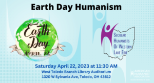 Earth Day Info and Meeting time and date