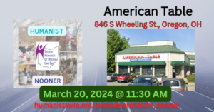 Location of our March Nooner in Oregon