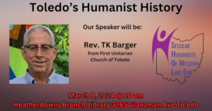 Image promoting our meeting about Humanist history in Toledo