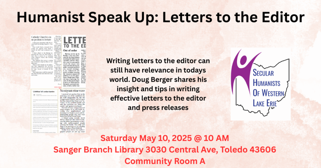 Writing effective letters to the editor