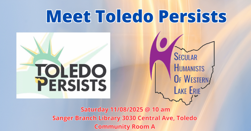 Toledo Persists will be the presenter
