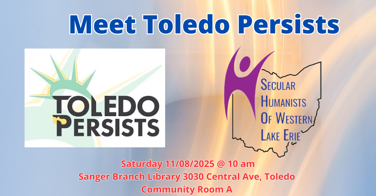 Toledo Persists will be the presenter