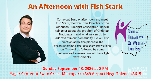 Fish Stark is visiting Toledo on 9/13/2026 and we are hosting a get together