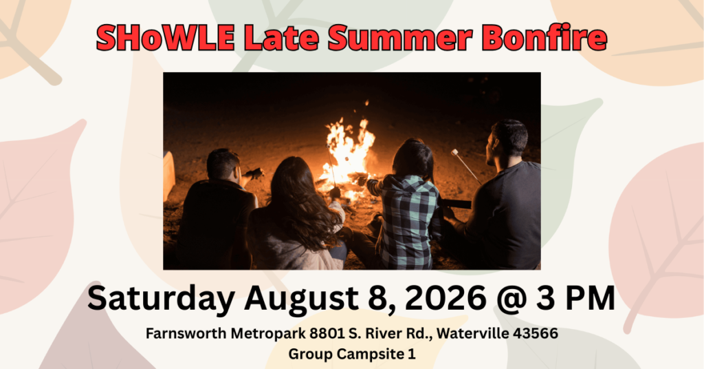 Image promoting our Bonfire event on August 8th