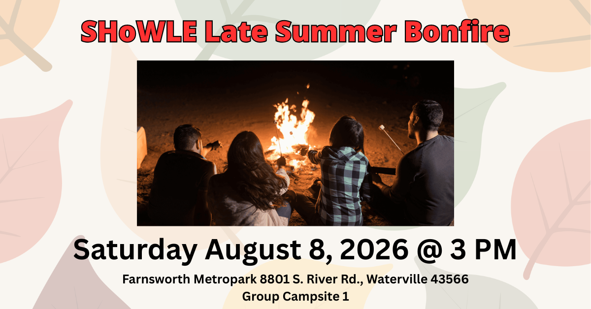 Image promoting our Bonfire event on August 8th