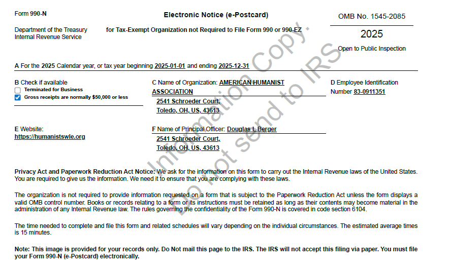 Info copy of 990N submission